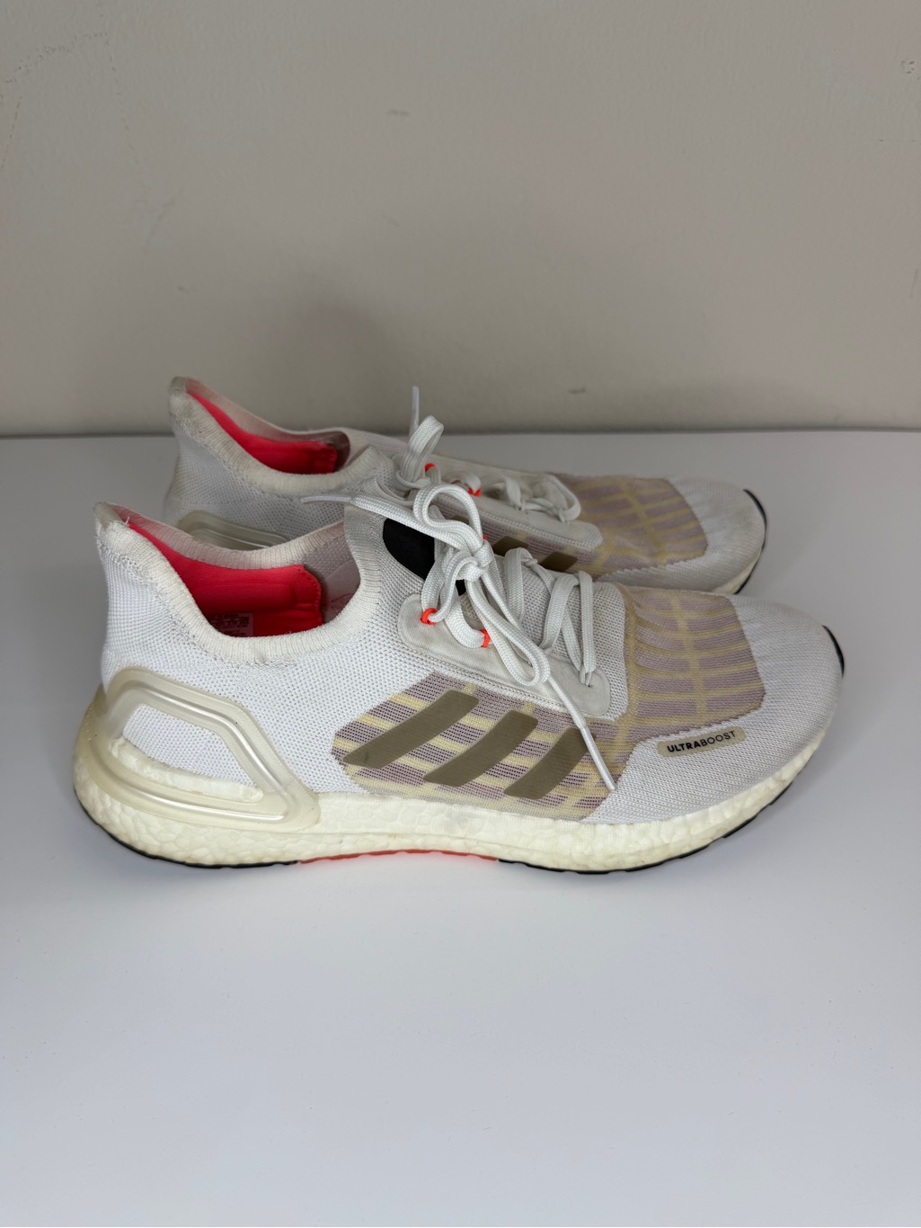 Adidas Men's Ultraboost Running Shoes Ultra Boost Eg0773 Size 9 Comfort Athletic